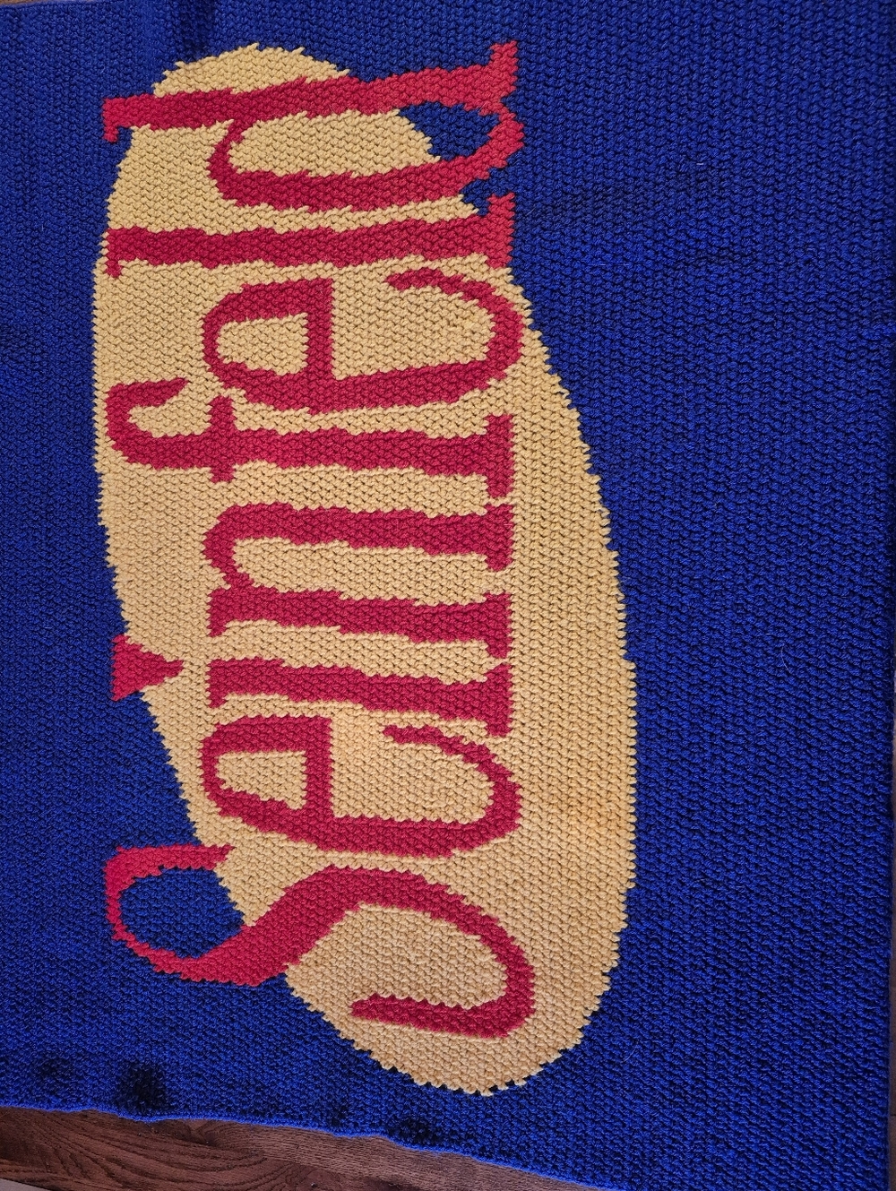 Seinfeld Logo Knit Blanket